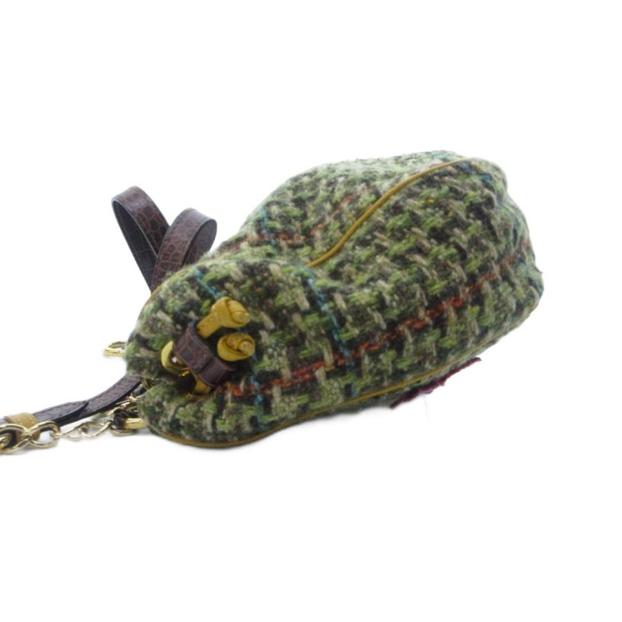 ETRO（エトロ） ツイード フローラル アップリケ ハンドバック トート  