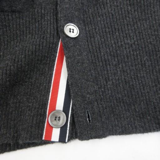 トムブラウン THOM BROWNE クラシック カシミヤ 4バー Vネック