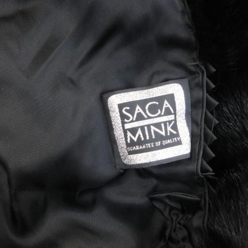 サガミンク SAGA MINK 銀サガ ミンクファーコート ジャケット ショール