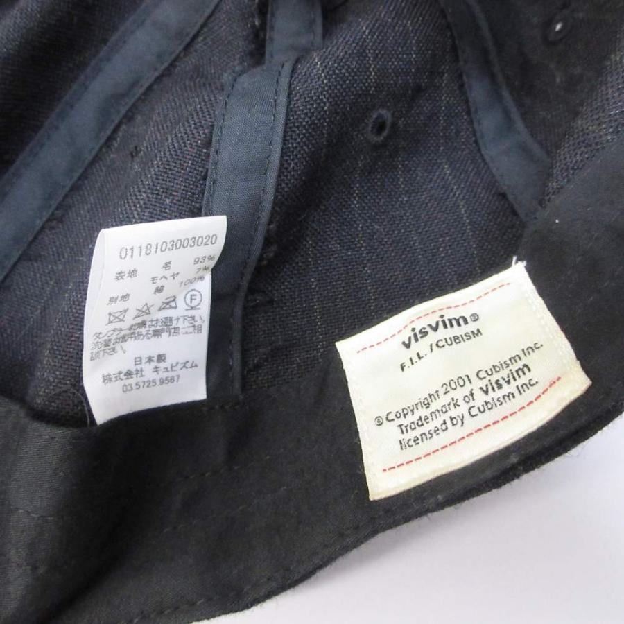 ビズビム VISVIM EXCELSIOR CAP キャップ 帽子 ウール モヘヤ混