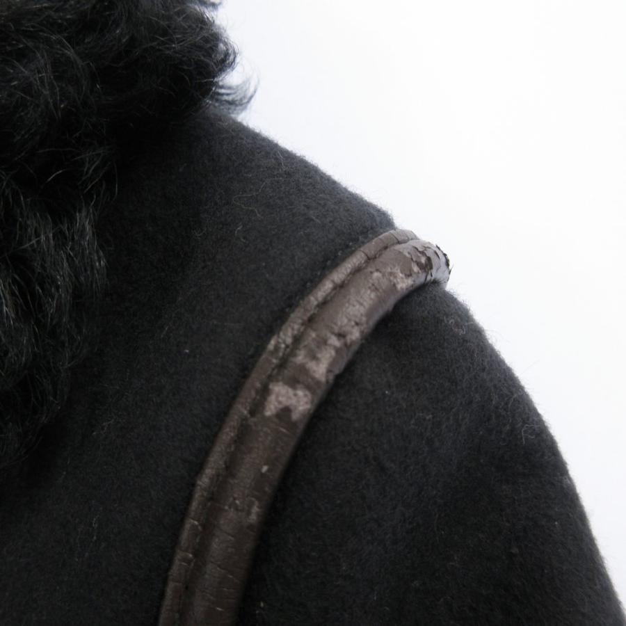 MARNI（マルニ） ダウンコート ジャケット 切替 衿ラムファー ウール 
