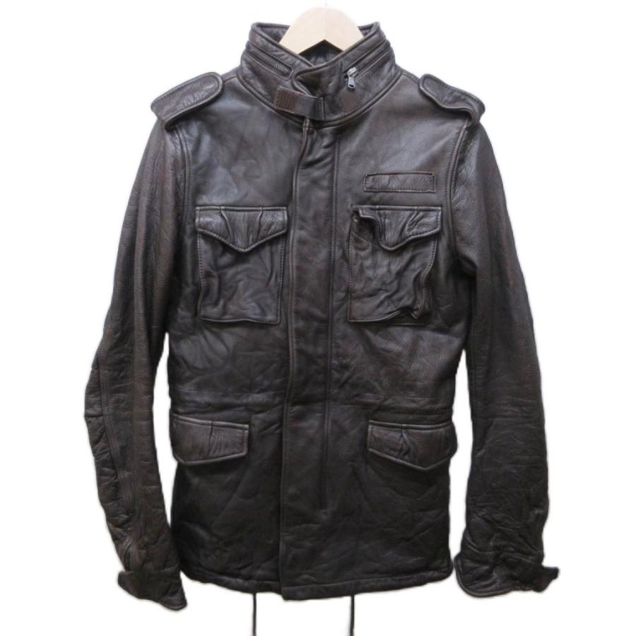 ジュンハシモト junhashimoto カウレザー フィールドジャケット M-65