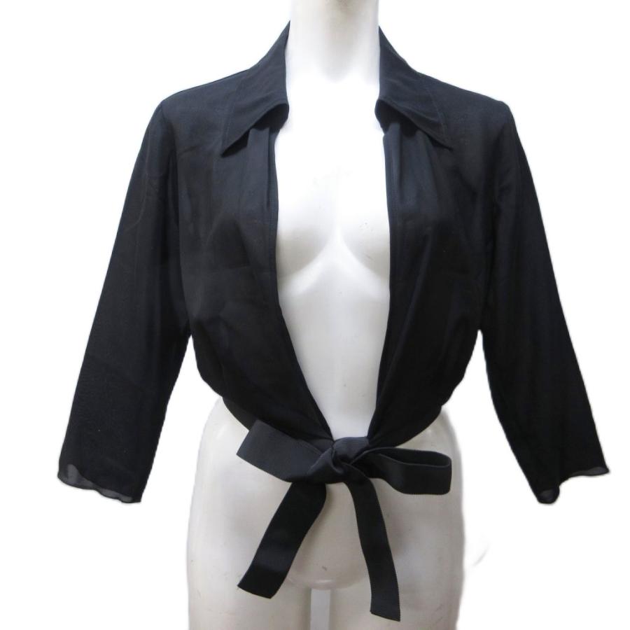 フォクシーニューヨーク FOXEY NEW YORK 美品 シースルー ブラウス 