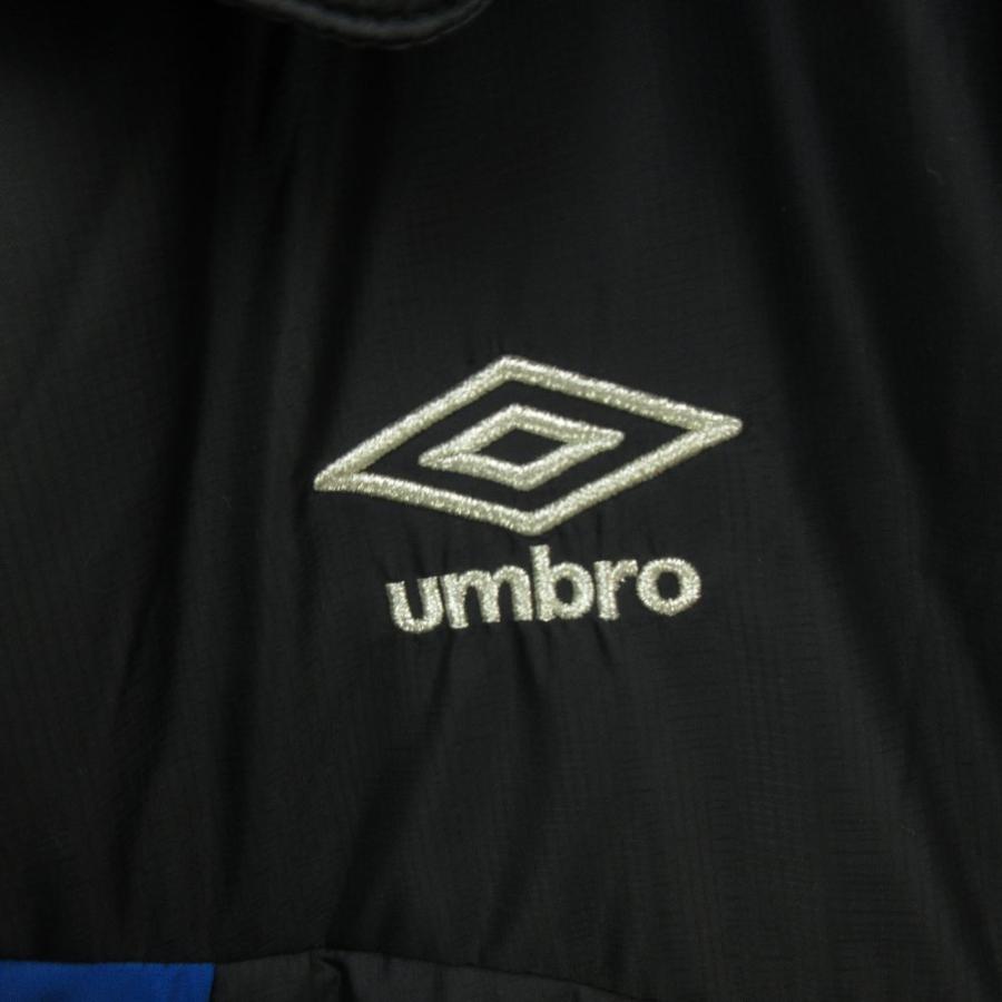 アンブロ UMBRO 美品 ベンチコート ジャケット ロング 紺 ネイビー S