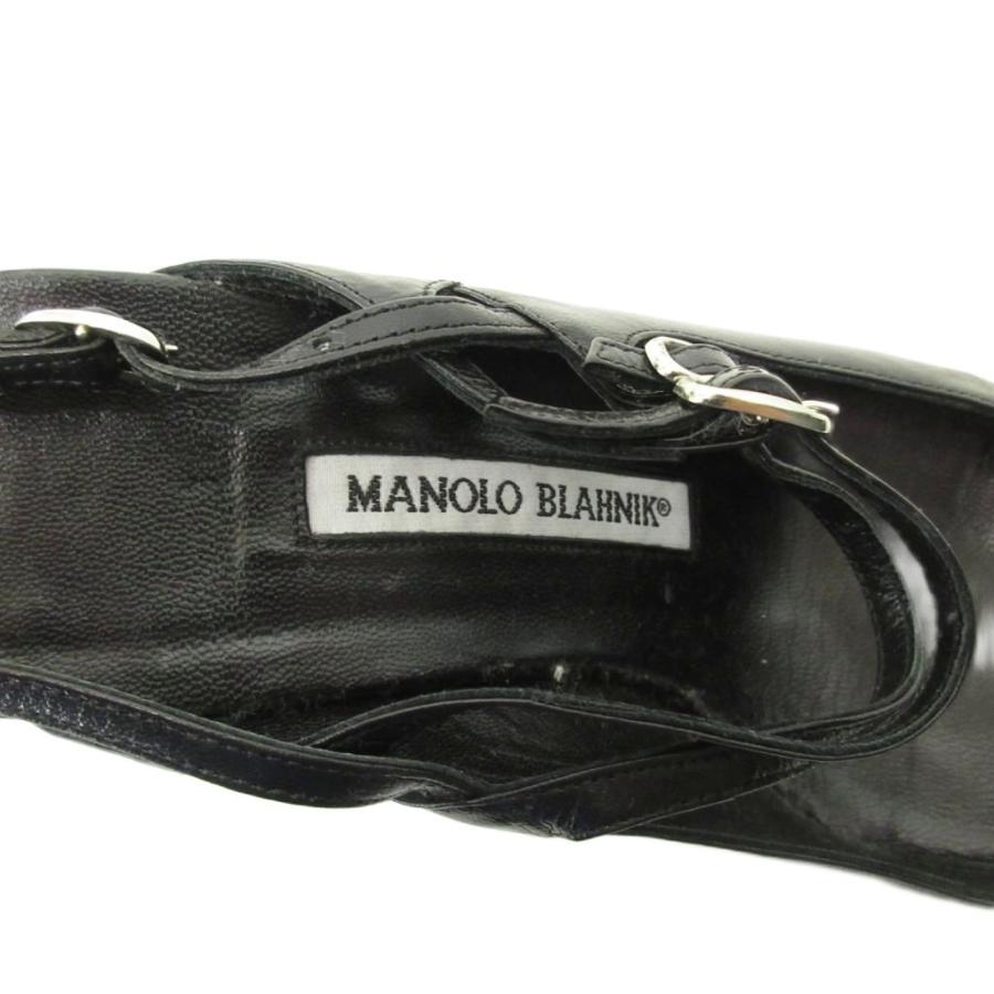 マノロブラニク MANOLO BLAHNIK パンプス シューズ ハイヒール ポイン