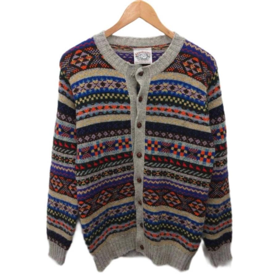 ジャミーソンズ jamieson's クルーネックカーディガン ニット 長袖