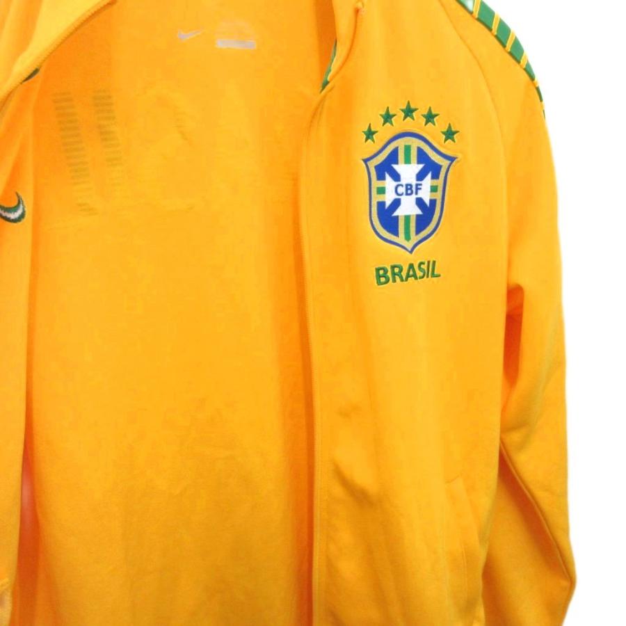ブラジル代表　TRウエア　蛍光イエロー　US-M 新品 NIKE（ナイキ） ブラジル代表 サッカー トラックジャケット ジャージ