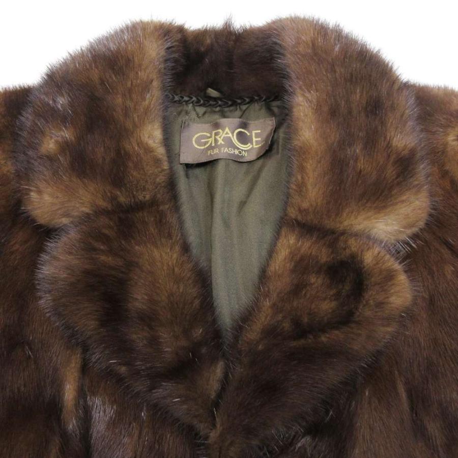 GRACE FUR FASHION ミンクファーコート ジャケット 毛皮 リアルファー 