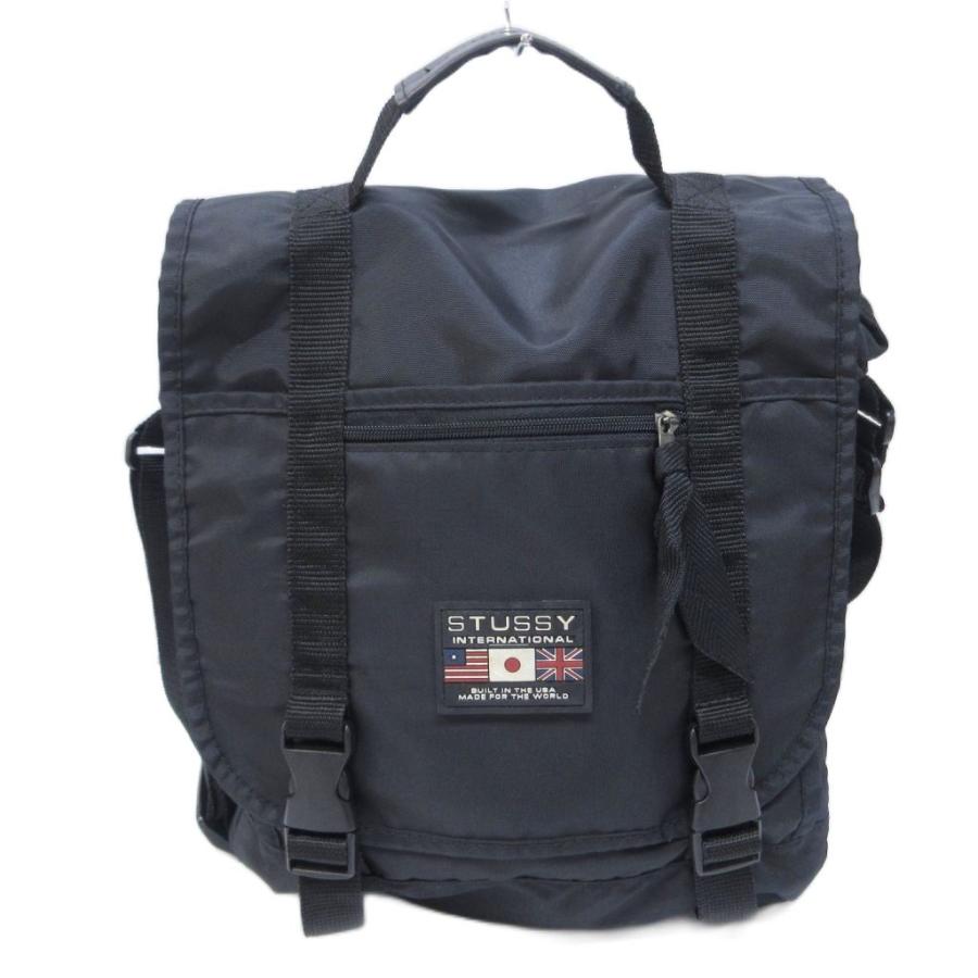 【90-00's】OLD stussy メッセンジャーバッグ　ショルダー STUSSY（ステューシー） OLD STUSSY メッセンジャーバッグ ショルダー