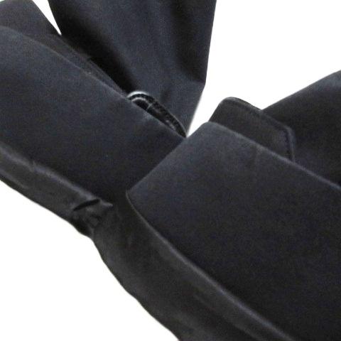 HYKE 【美品】 ライナー付き トレンチコート ハイク ブラック 腰ベルト ハイク HYKE トレンチコート ロング ライナー付き ベルト付き 2 M相当