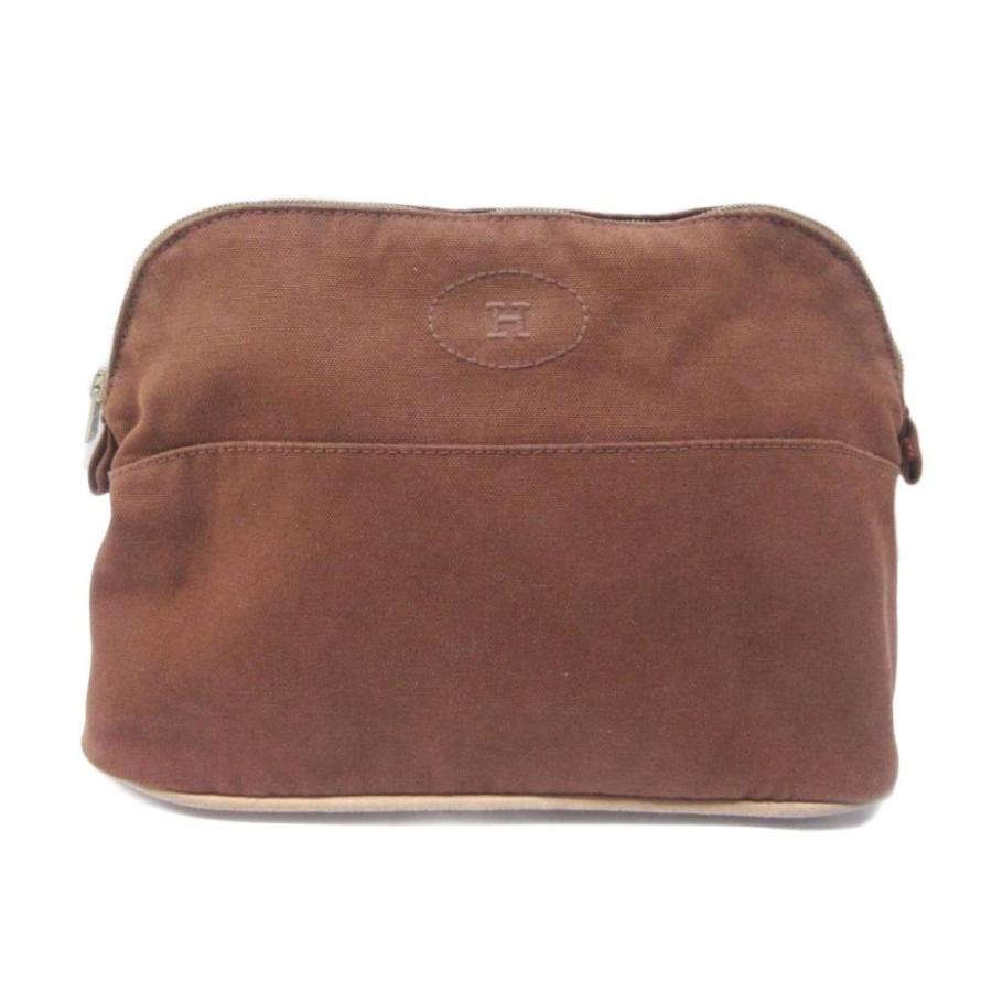 ☆HERMES/エルメス☆ボリードポーチ・20・コットン・シルバー金具 