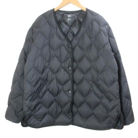 UNIQLO ユニクロ☆キルティングダウン リラックス レディース M 黒 ユニクロ公式 | ウルトラライトダウンリラックスジャケット(レディース)