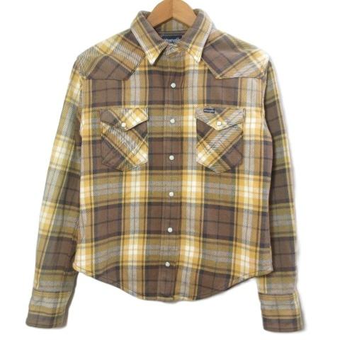 ラングラー WRANGLER 80s ヴィンテージ ウエスタン フランネルシャツ 