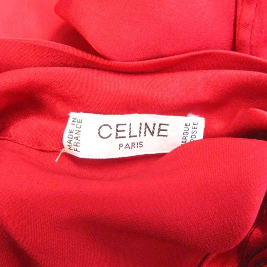 CELINE（セリーヌ） ボウタイシャツ ブラウス リボン フロントボタン