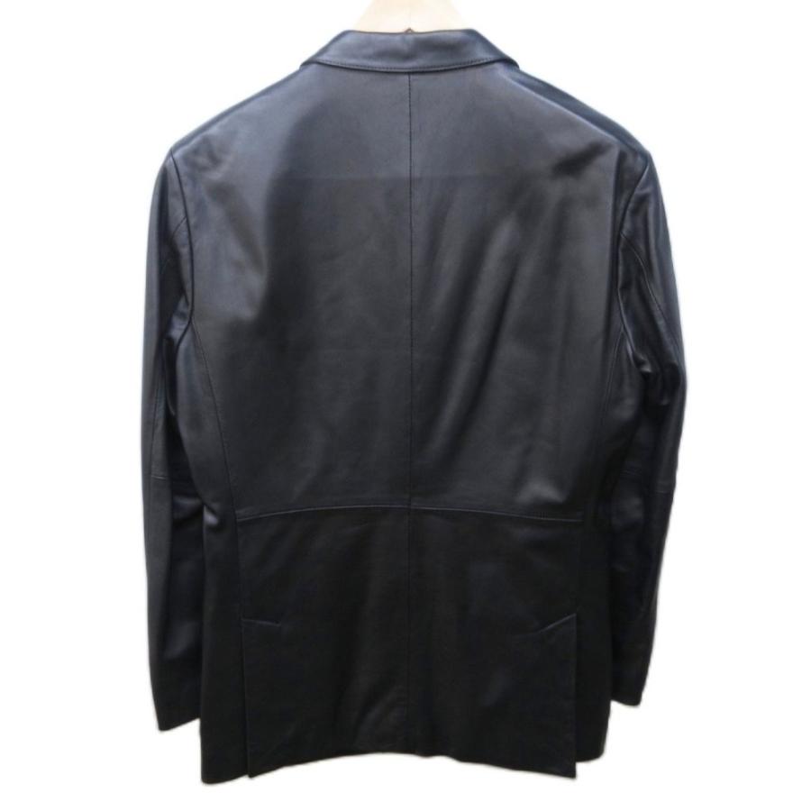 BURBERRY BLACK LABEL（バーバリーブラックレーベル） ラムレザー 