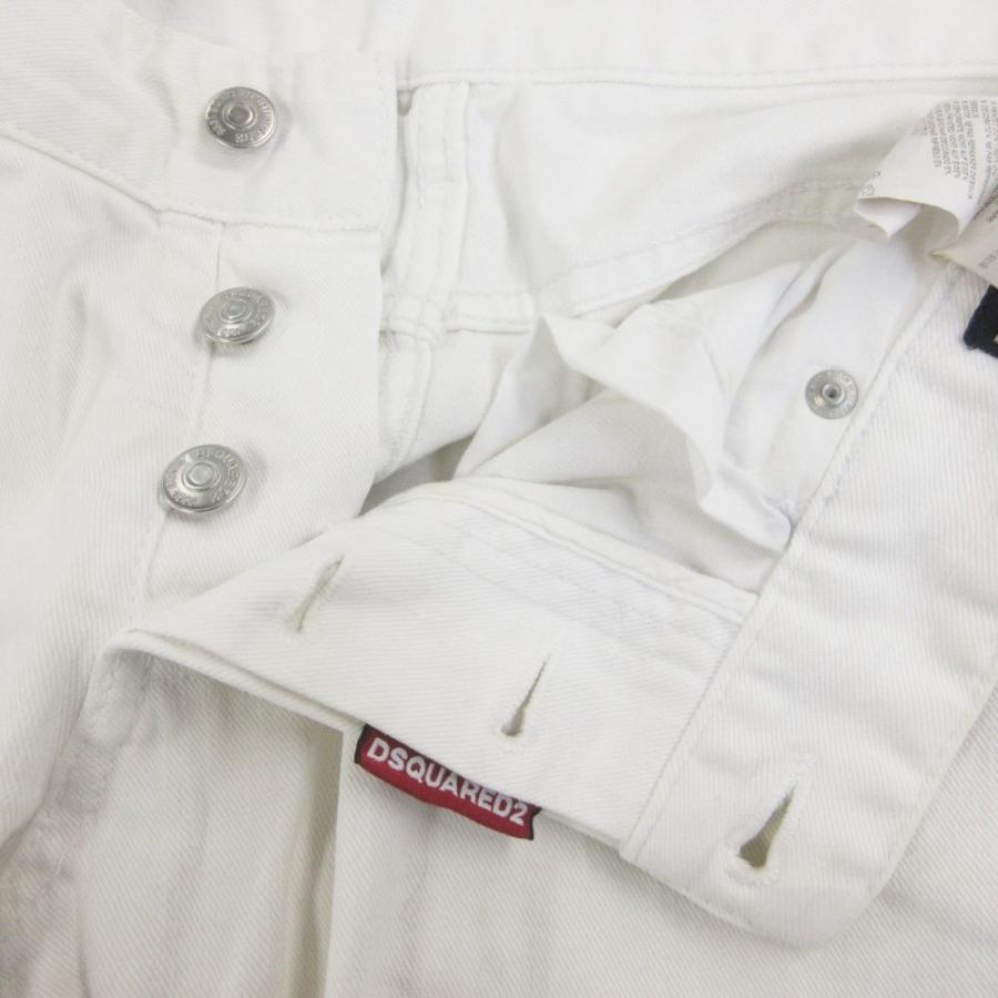 DSQUARED2（ディースクエアード） ホワイトデニムパンツ ジーンズ 