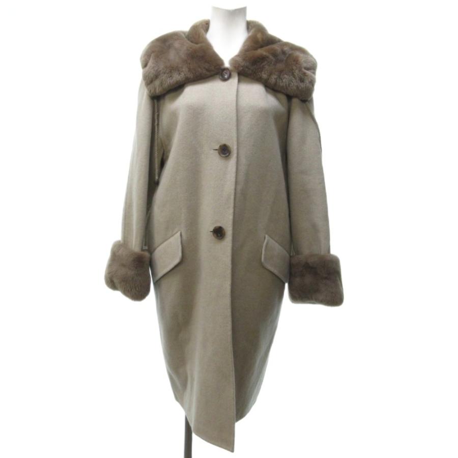 フォクシー ブティック FOXEY BOUTIQUE カシミヤ ロングコート ウール 
