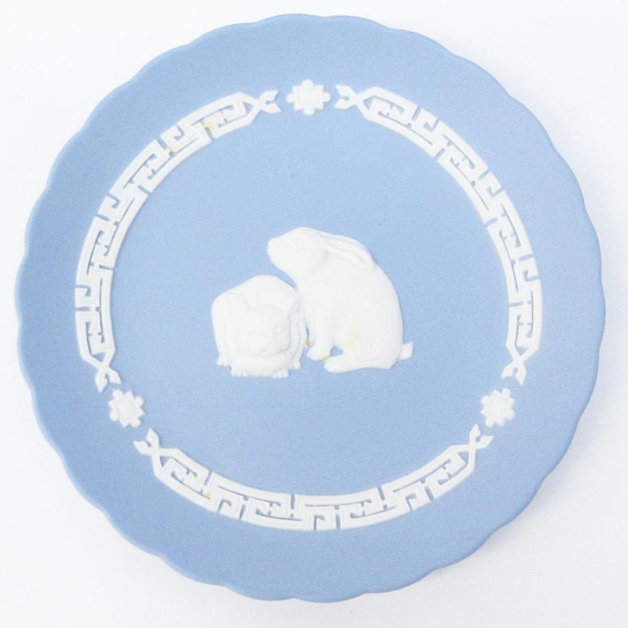 ウェッジウッド ジャスパー　2011 イヤープレート　うさぎ ウェッジウッド WEDGWOOD ジャスパー 2011 イヤープレート ラビット