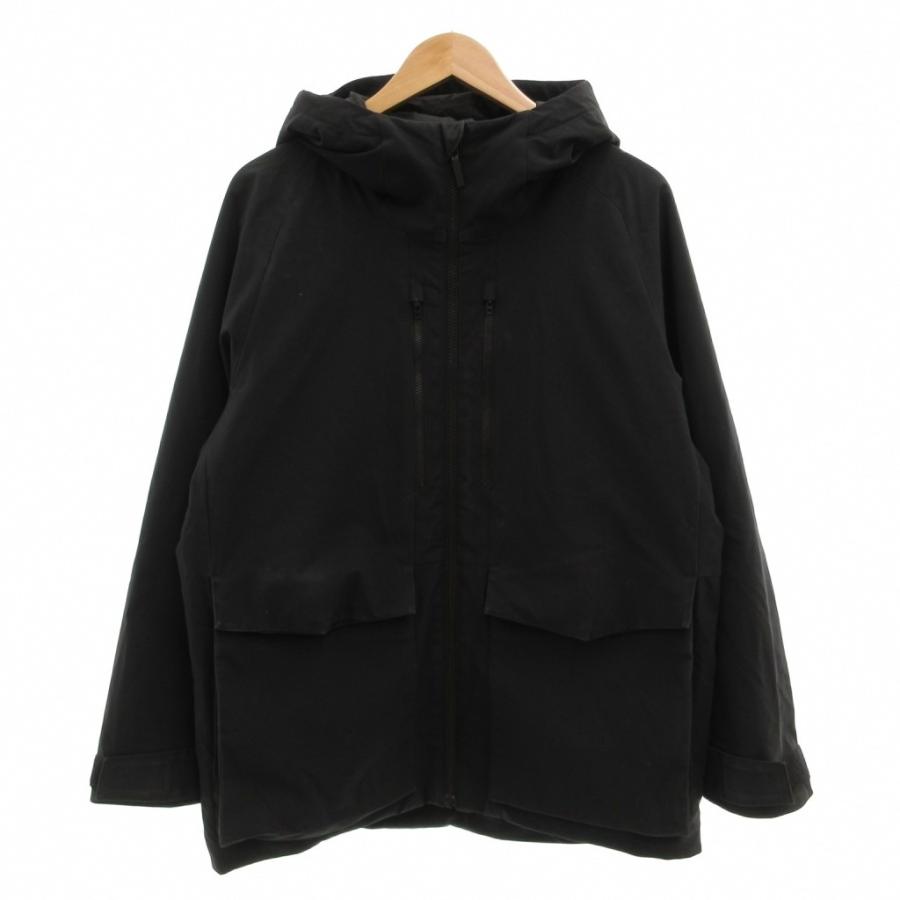 ユニクロ　ハイブリッドダウンパーカー　黒 ユニクロ（UNIQLO） ハイブリッドダウンパーカー ジャケット 上着 M 黒
