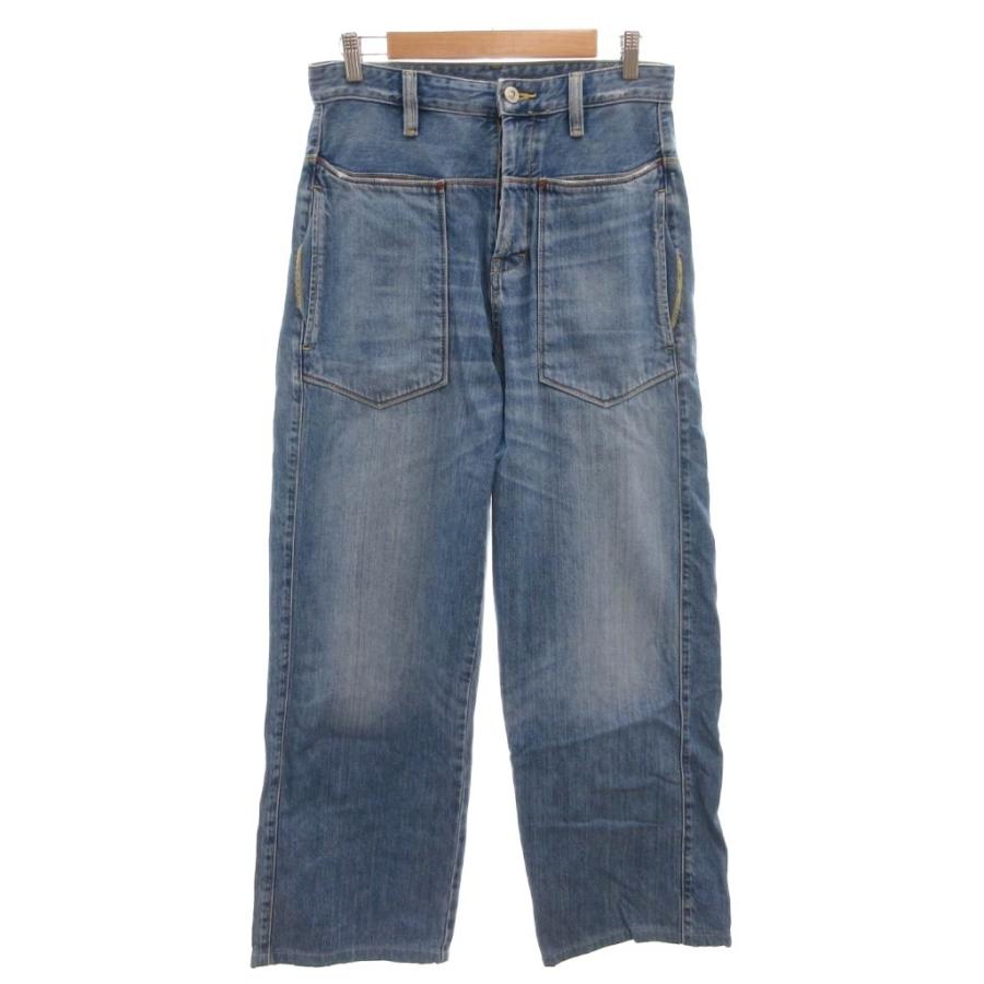 ZARA（ザラ） 美品 デニムパンツ ジーンズ 175/2A 青 ワイドシルエット 