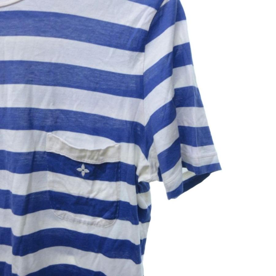 LOUIS VUITTON（ルイ・ヴィトン） ボーダー ロゴ Tシャツ カットソー