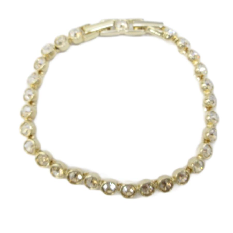 スワロフスキー SWAROVSKI テニスブレスレット クリスタル チェーン 