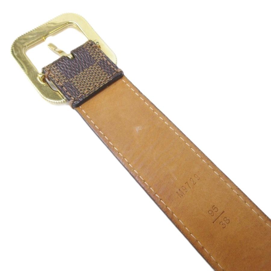 ルイヴィトン ダミエ エベヌ トレゾール サンチュール M9729  ベルト LOUIS VUITTON（ルイ・ヴィトン） ダミエ エベヌ トレゾール サン