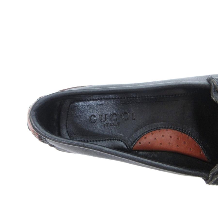 GUCCI（グッチ） ドライビングシューズ ローファー モックトゥ レザー 