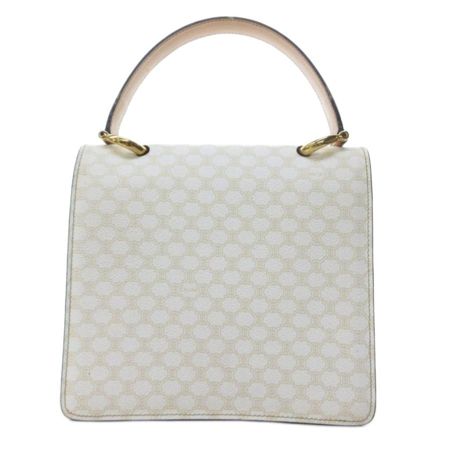 CELINE（セリーヌ） 美品 ヴィンテージ 白マカダム トリオンフ ダブル
