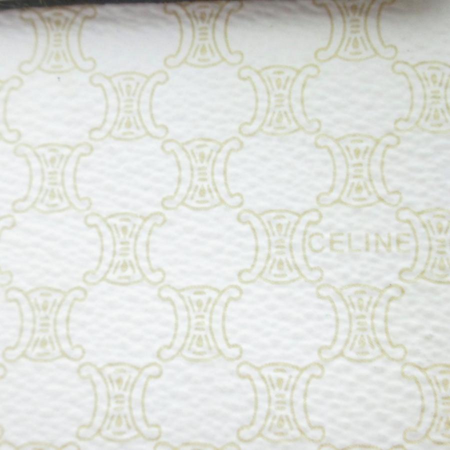 CELINE（セリーヌ） 美品 ヴィンテージ 白マカダム トリオンフ ダブル