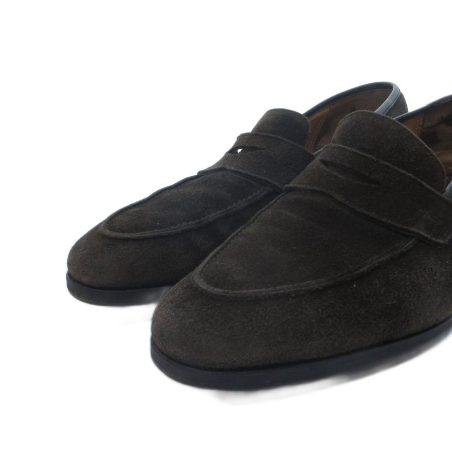クロケット&ジョーンズ CROCKETT&JONES コインローファー スエード