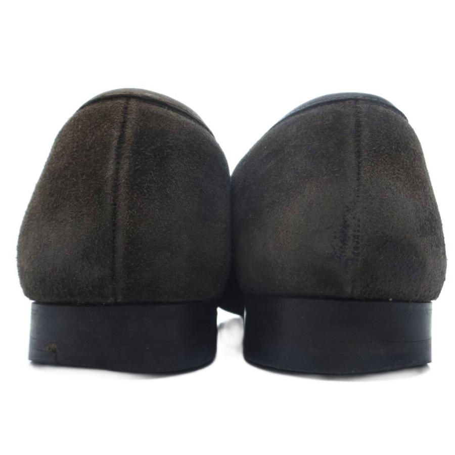 クロケット&ジョーンズ ローファー スエード ポインテッドトゥ クロケット&ジョーンズ CROCKETT&JONES コインローファー スエード