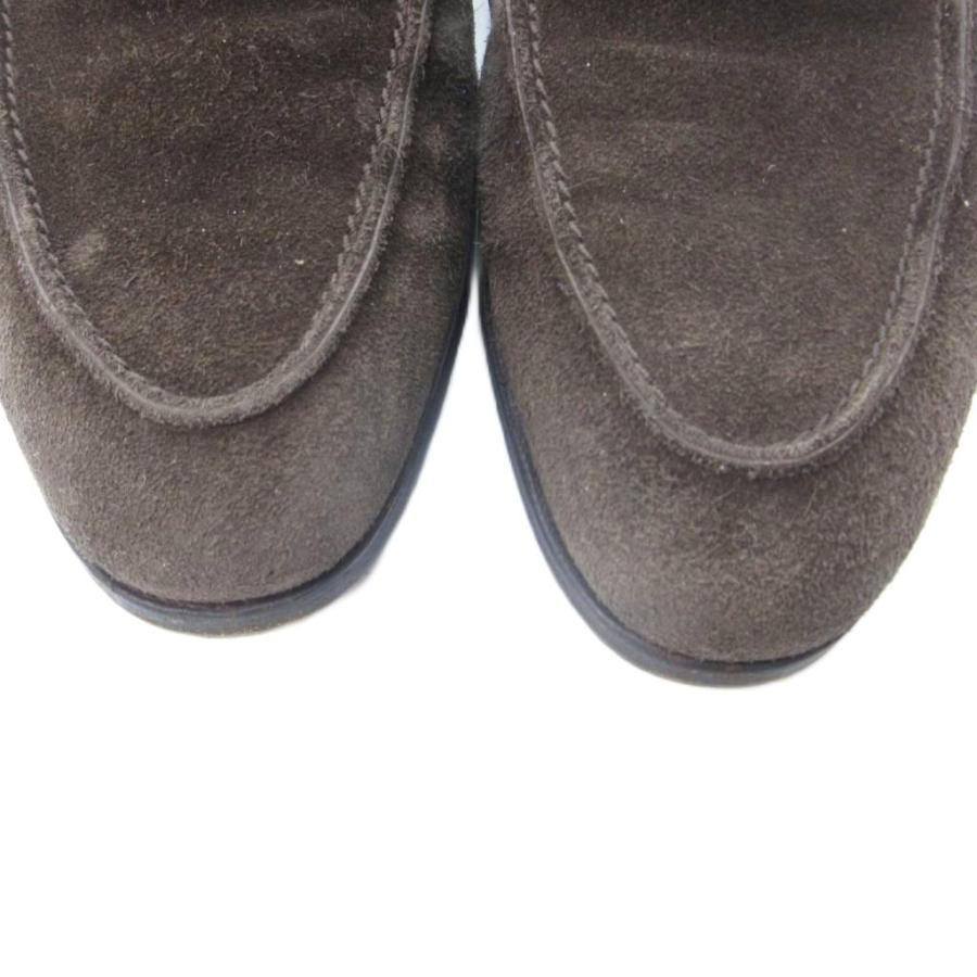 クロケット&ジョーンズ ローファー スエード ポインテッドトゥ クロケット&ジョーンズ CROCKETT&JONES コインローファー スエード