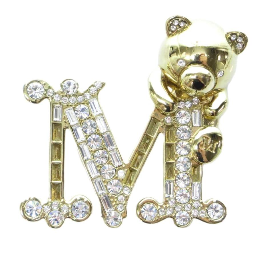 Max Mara（マックスマーラ） テディベア ブローチ M字 くまモチーフ