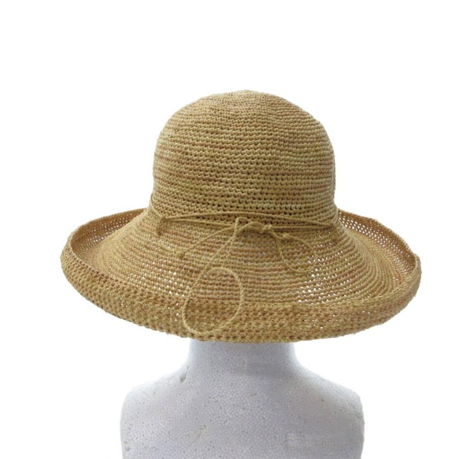 HELEN KAMINSKIベージュ ストローハット⭐︎極美品 ヘレンカミンスキー HELEN KAMINSKI ストローハット 麦わら帽子