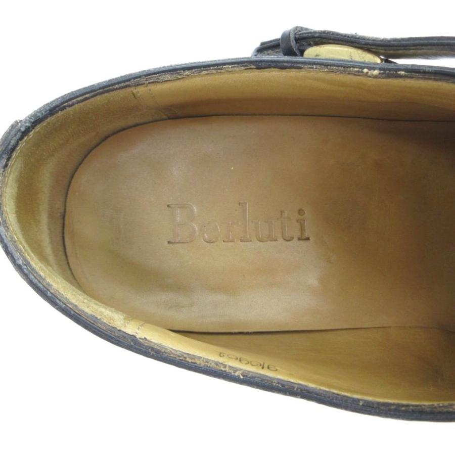 ベルルッティ Berluti モンクストラップ ビジネスシューズ プレーン
