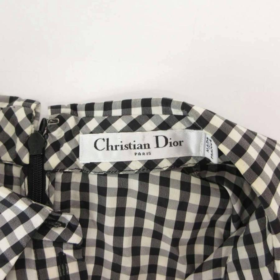 Christian Dior（クリスチャン・ディオール） 半袖ワンピース 絹