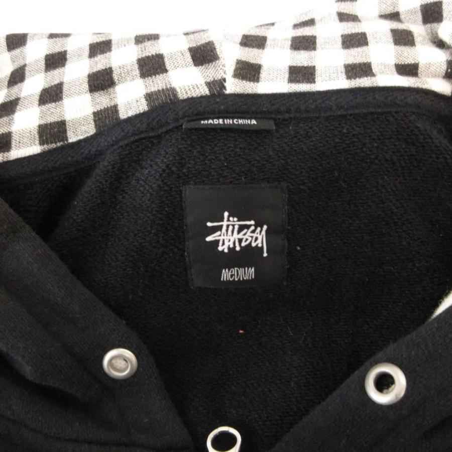 STUSSY（ステューシー） パーカー ジップアップ チェック柄 無地 長袖 