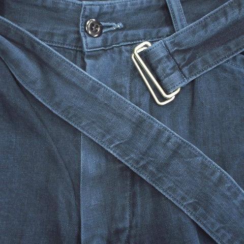 クライマックスセール再値下げ 中古 美品 14aw コモリ Comoli ベルテッド デニム パンツ ワーク ボタンフライ ウォッシュ加工 ベルト 14f サイズ1 インディゴ ベクトル 古着 ブランドおしゃれ Clinicagastroservice Com Br