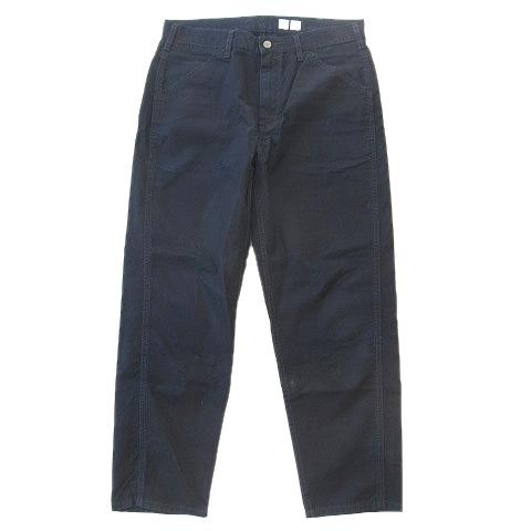 中古 美品 ユニクロユー Uniqlo U コットン ナイロン テーパード ワイド パンツ 無地 W32 紺 ネイビー メンズ １ メンズ ベクトル 古着 026 ブランド古着販売のベクトル 通販 Yahoo ショッピング