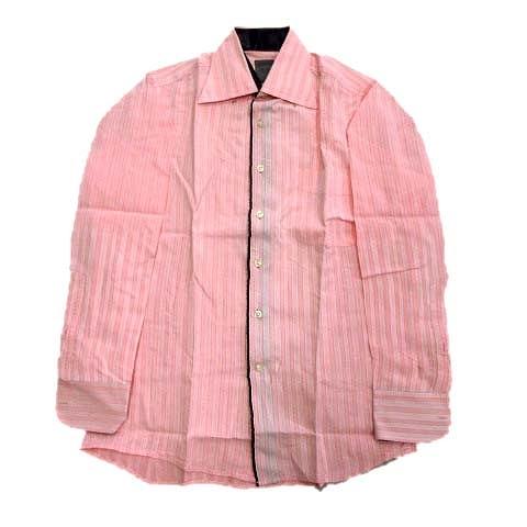 中古 メンズティラノス Men S Tenoras ストライプ シャツ カットソー ボタンダウン 長袖 M ピンク メンズ ３ ベクトル 古着 026 ブランド古着販売のベクトル 通販 Yahoo ショッピング
