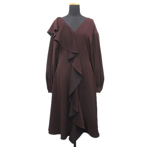 最大12 Offクーポン アディアム 19年製 中古 美品 Adeam アディアム 19年製 中古 美品 Adeam Adeam 古着 ベクトル 10 ストレッチ 無地 長袖 カットソー ドレス ワンピース フレア ロング フリル Foxey フォクシー ワンピース チュニック Www