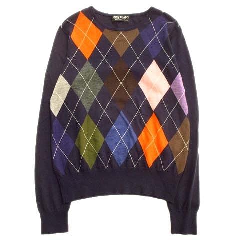 ビームス Beams ウール アーガイル柄 クルーネック ニット セーター カットソー 長袖 S 紺 ネイビー メンズ １ メンズ 026 ブランド古着販売のベクトル 通販 Yahoo ショッピング