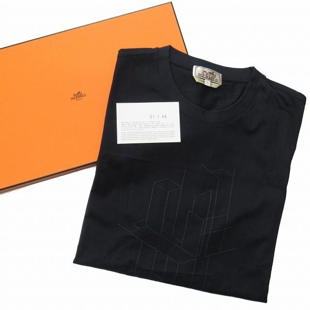 今月限定／特別大特価 Tシャツ 刺繍 HERMES HERMES エルメス tシャツ H