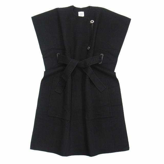 HERMES（エルメス） 未使用品 22ss カシミヤ100％ ロングジレ ポンチョ