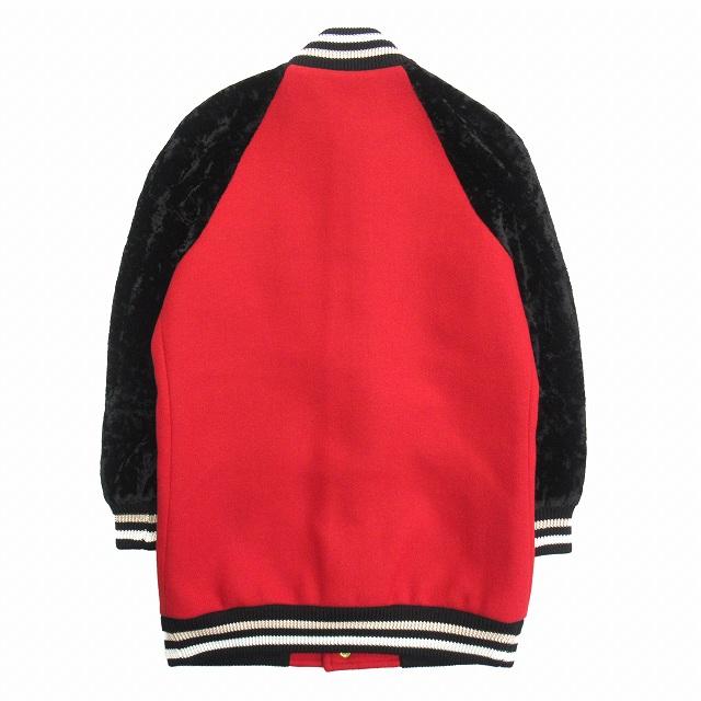 美品 ランバン LANVIN オーバーサイズ バーシティ ジャケット ブルゾン 