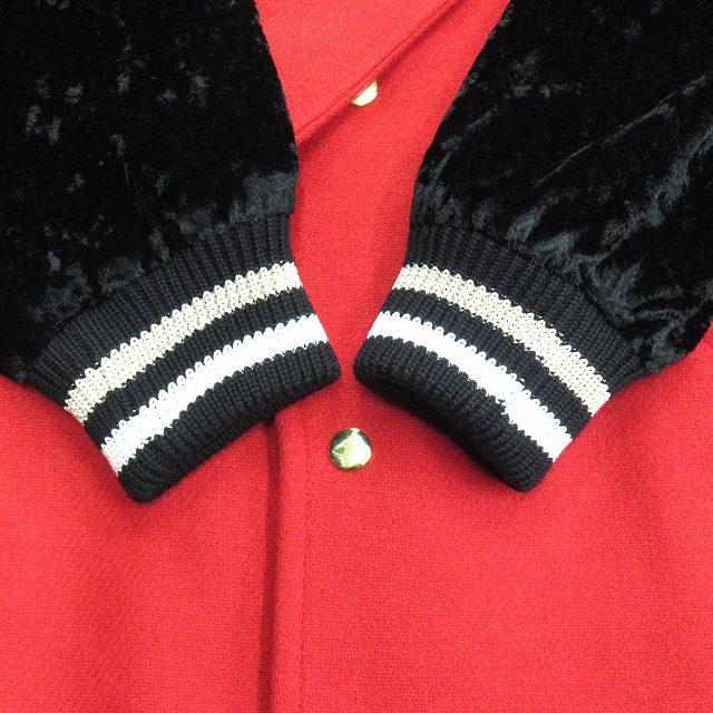 美品 ランバン LANVIN オーバーサイズ バーシティ ジャケット ブルゾン 