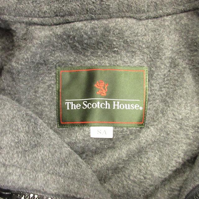 スコッチハウス SCOTCH HOUSE モッズ コート ジャケット ブルゾン フード フリースライナー SA 黒 ブラック メンズ♪１