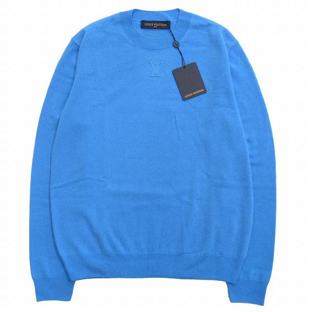 未使用品 22ss ルイヴィトン LVSE LVロゴ エンボス カシミヤ ニット