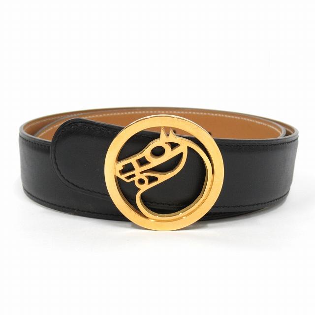 エルメス vintage HERMES シュバル ホースモチーフ バックル